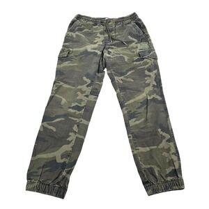 Old Navy Mens Camo‎ Cargo Jogger Pants Drawstring Waist Pockets Size S